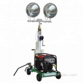 Outdoor Flood Light tower led trailer petrol generator lighting tower with 4*400 light FZM-400A